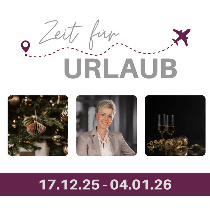 Urlaub Weihnachten 17.12.-04.01.